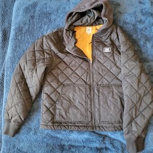 NEVER WORN Vans Boom Boom 66 Hooded Bomber Jacket in Black